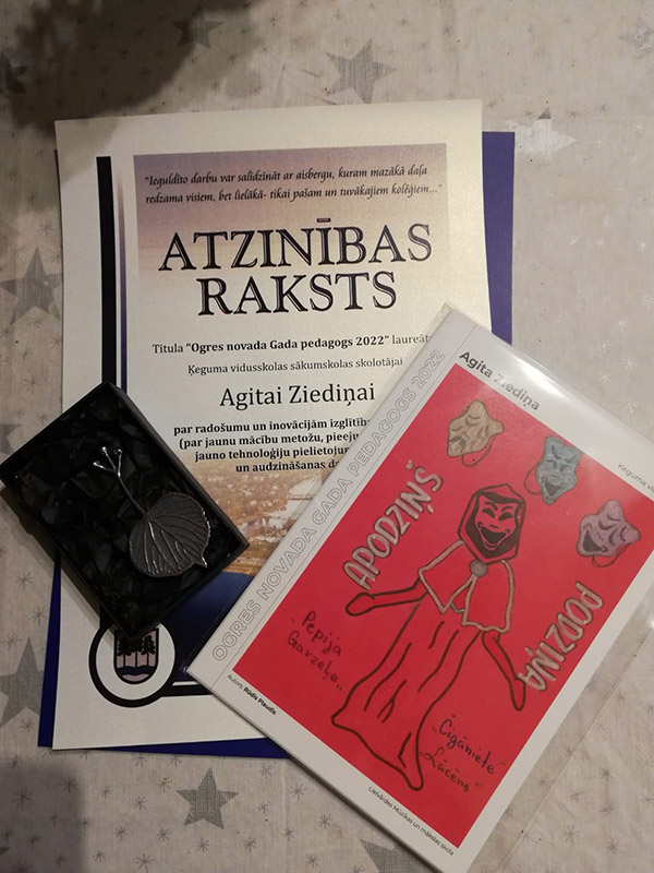 kegumaskola 2022 Ogres novada Gada pedagogs AgitaZiedina raksts