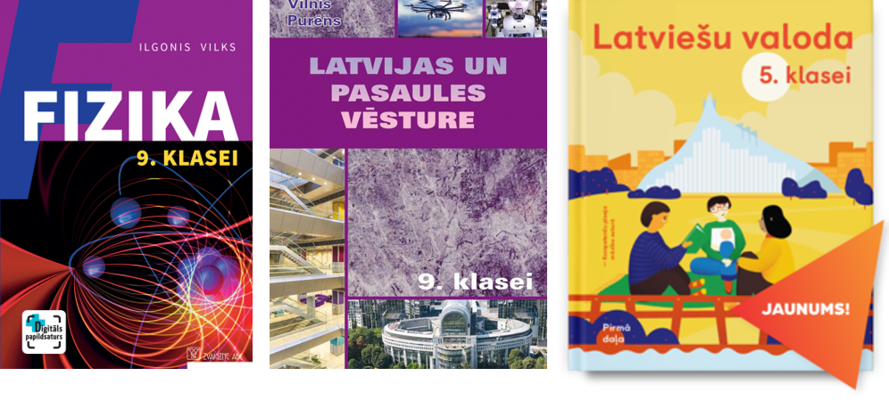 Jaunākās grāmatas Ķeguma vidusskolas bibliotēkā