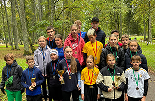 kegumaskola 2024 rudens kross stafete lielvarde